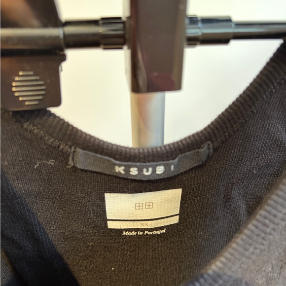 Ksubi Black Ribbed Mini Dress - Picture 2 of 7